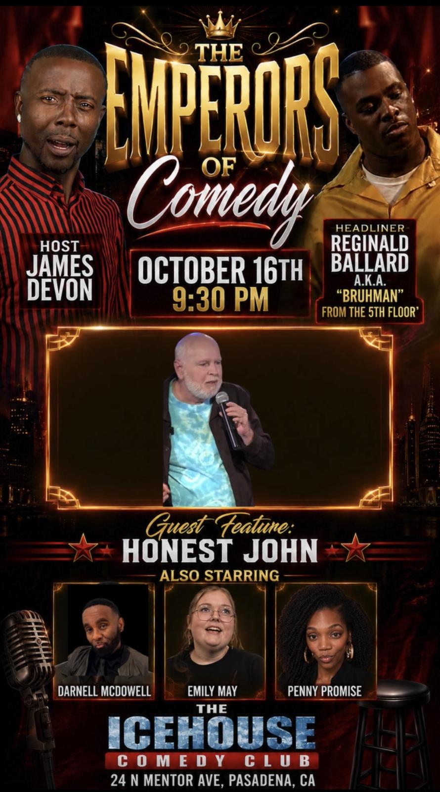 The Emperors of Comedy at The Ice House