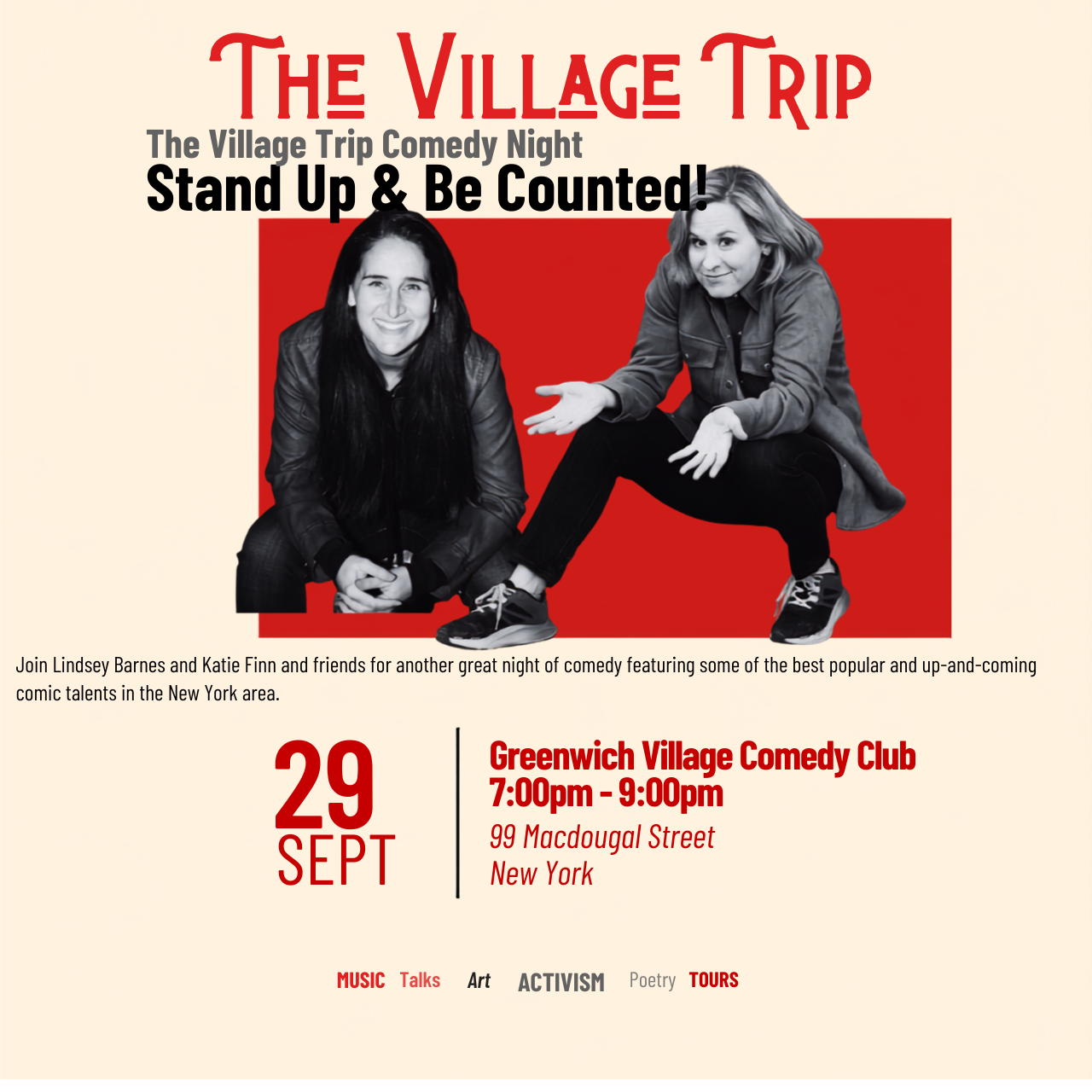 The Village Trip Festival Presents at Greenwich Village Comedy Club