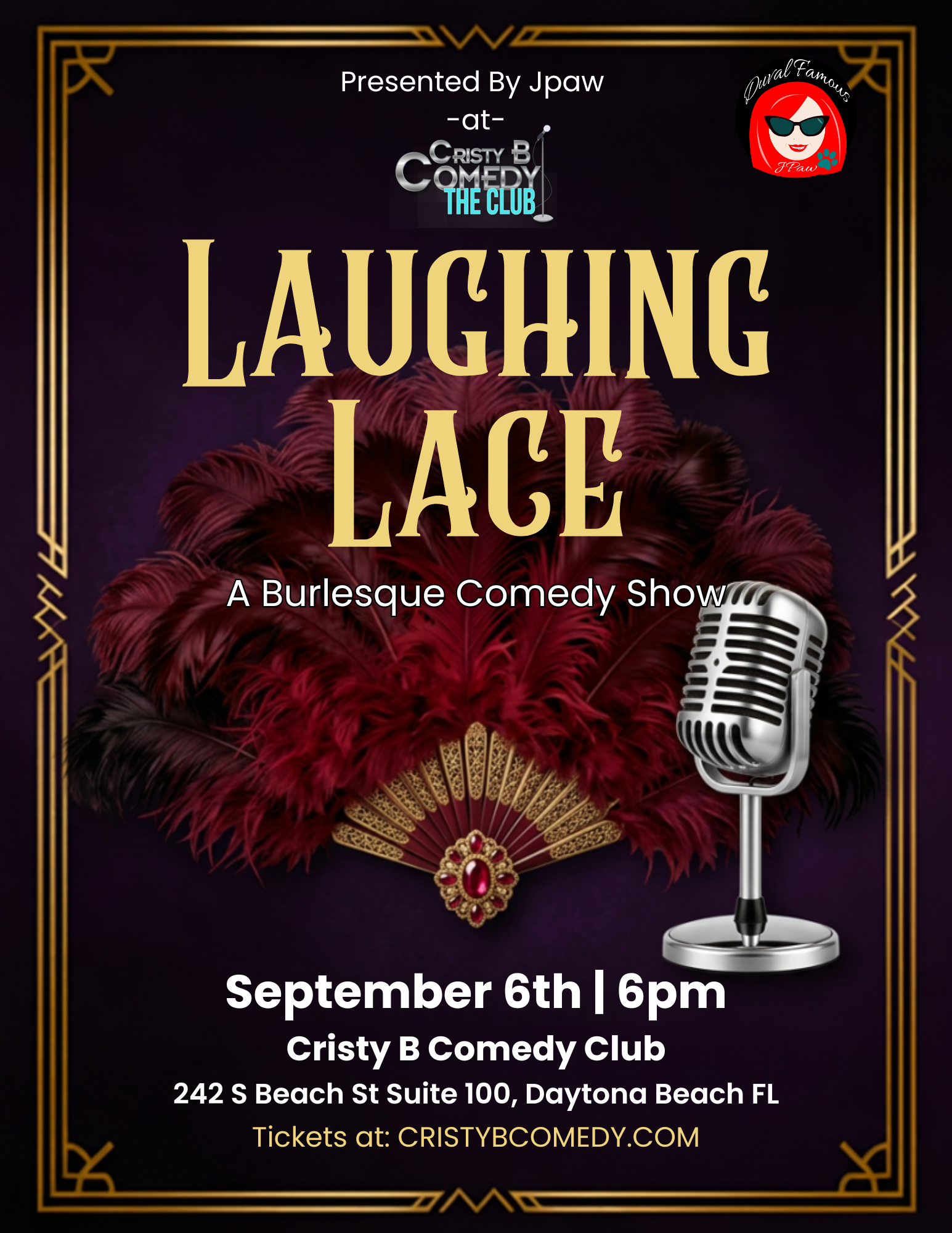 Laughing Lace at Cristy B's Comedy Club