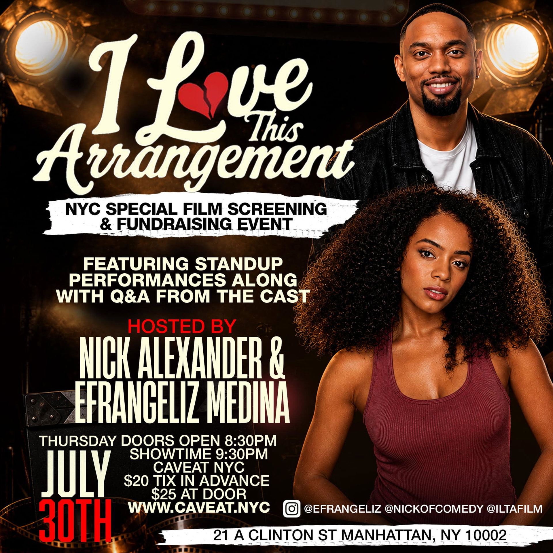 I Love This Arrangement Screening Event at Caveat