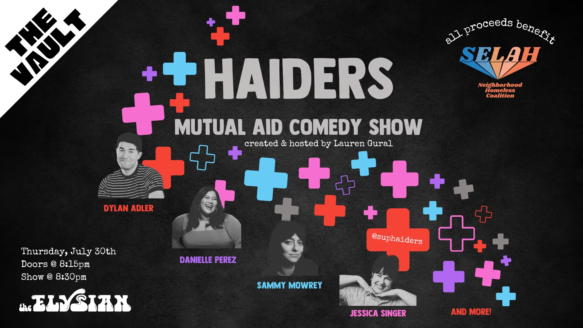 Haiders Mutual Aid Comedy Show at The Elysian Theater