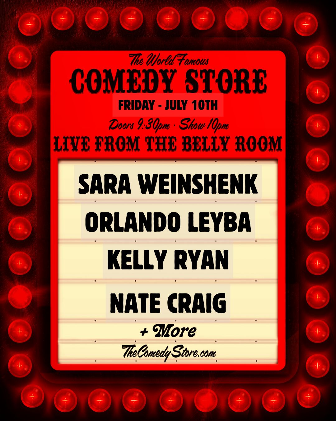 Sets from the Belly at The Comedy Store