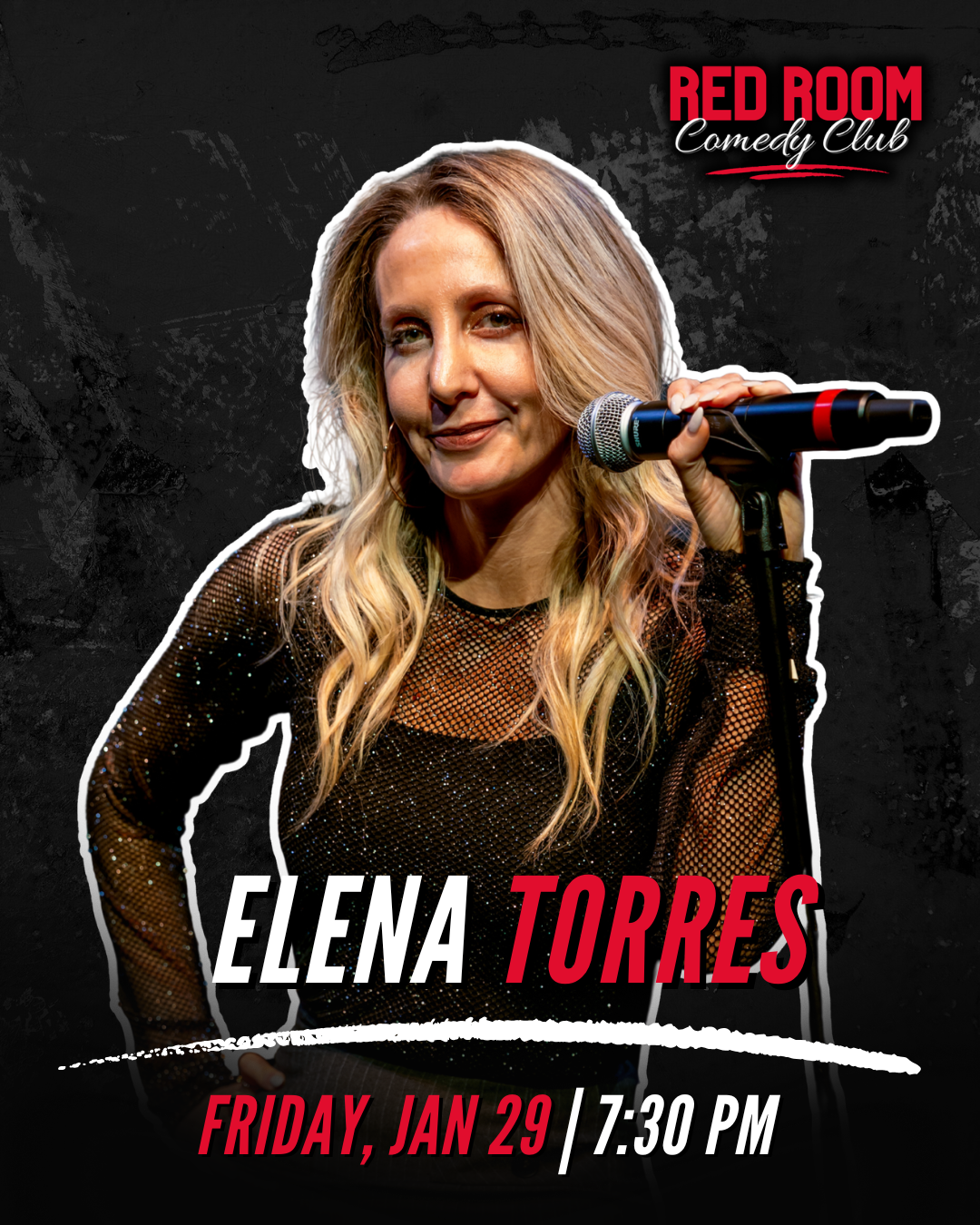 Elena Torres at RED ROOM Comedy Club