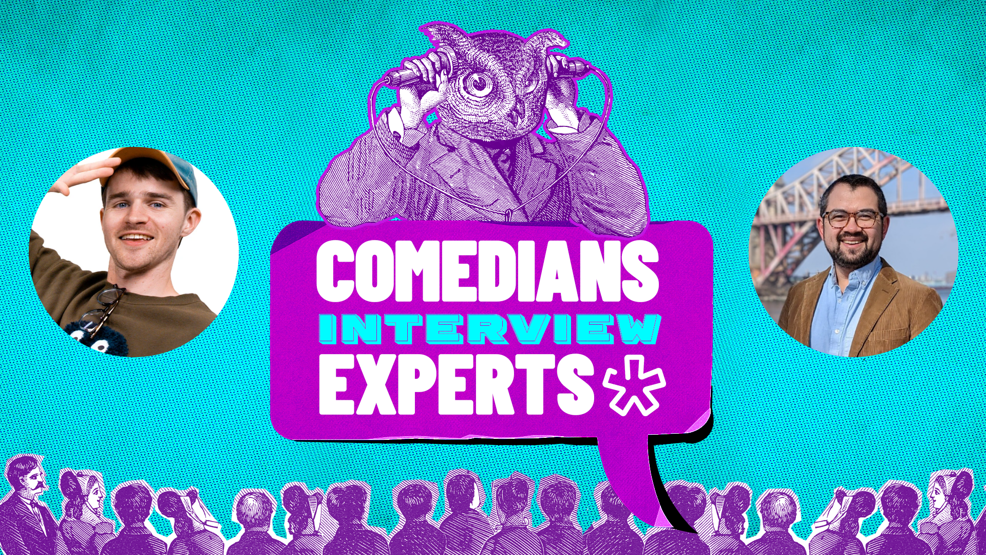 Comedians Interview Experts at Caveat
