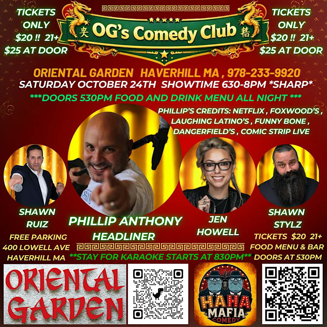 OG's Comedy Dinner Show at OG's Comedy Club
