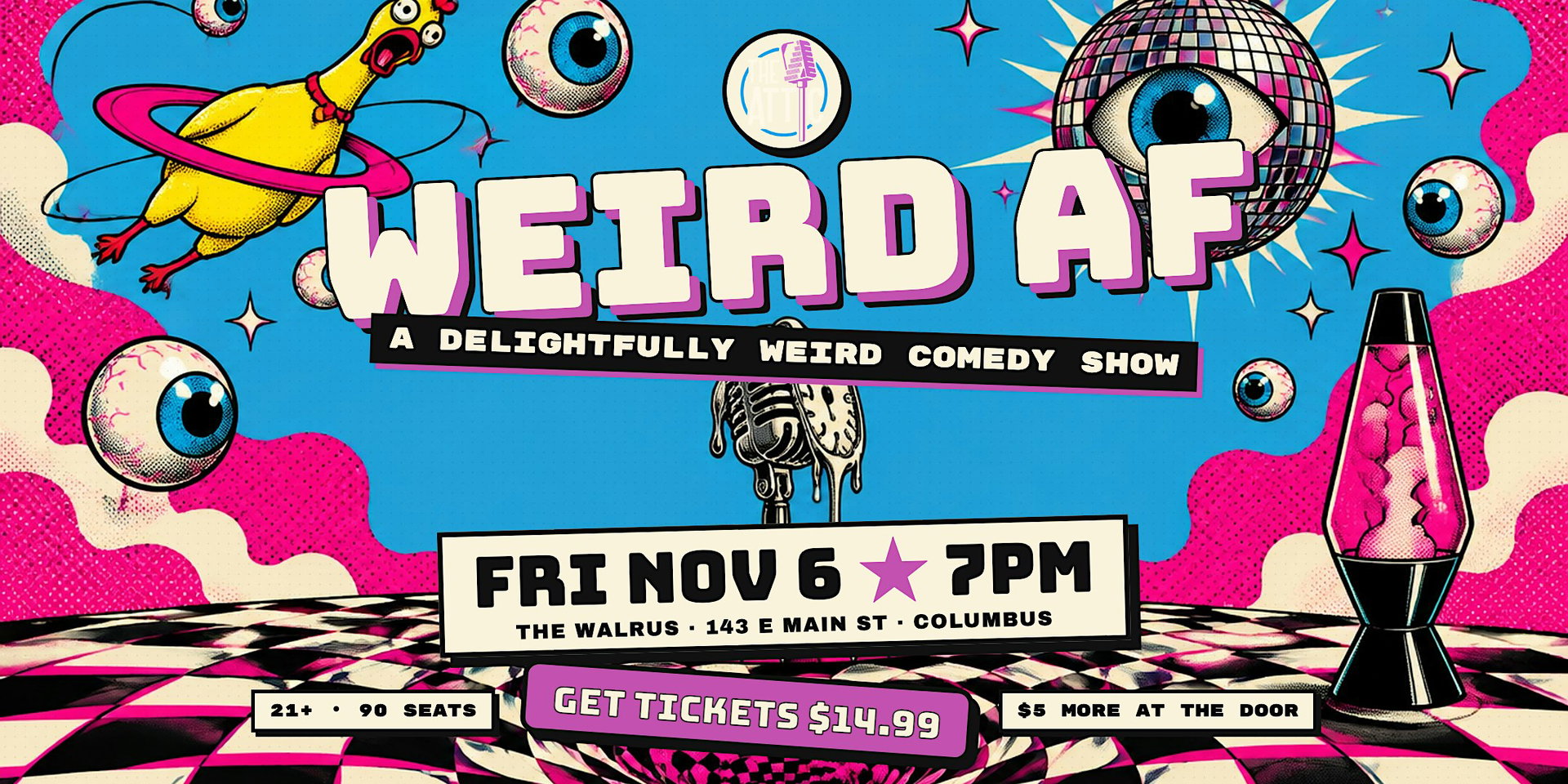 WEIRD AF at The Attic Comedy Club