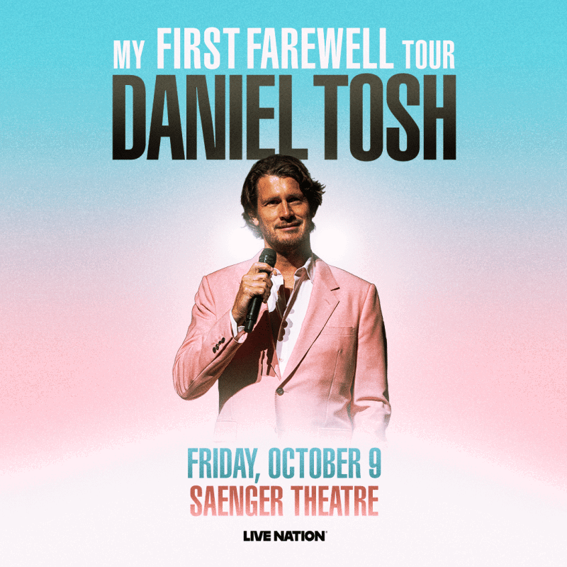 Daniel Tosh: My First Farewell Tour at Saenger Theatre Pensacola