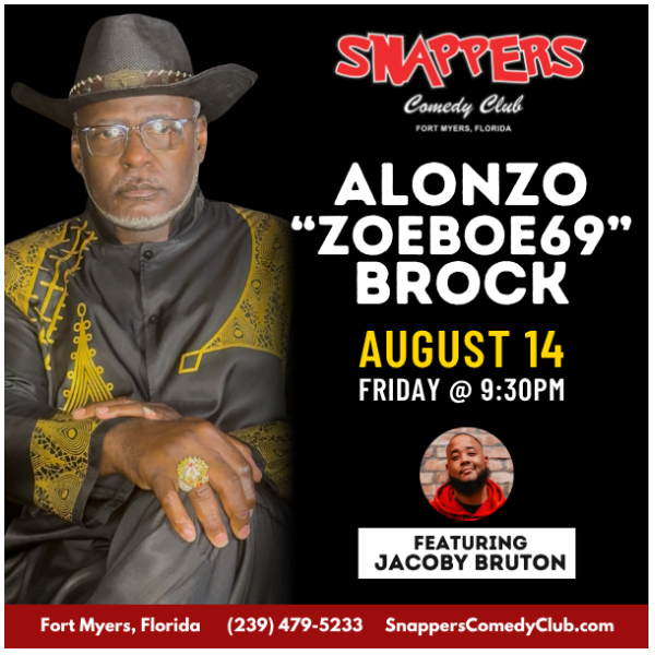 Alonzo Brock at Snappers Comedy Club Fort Myers