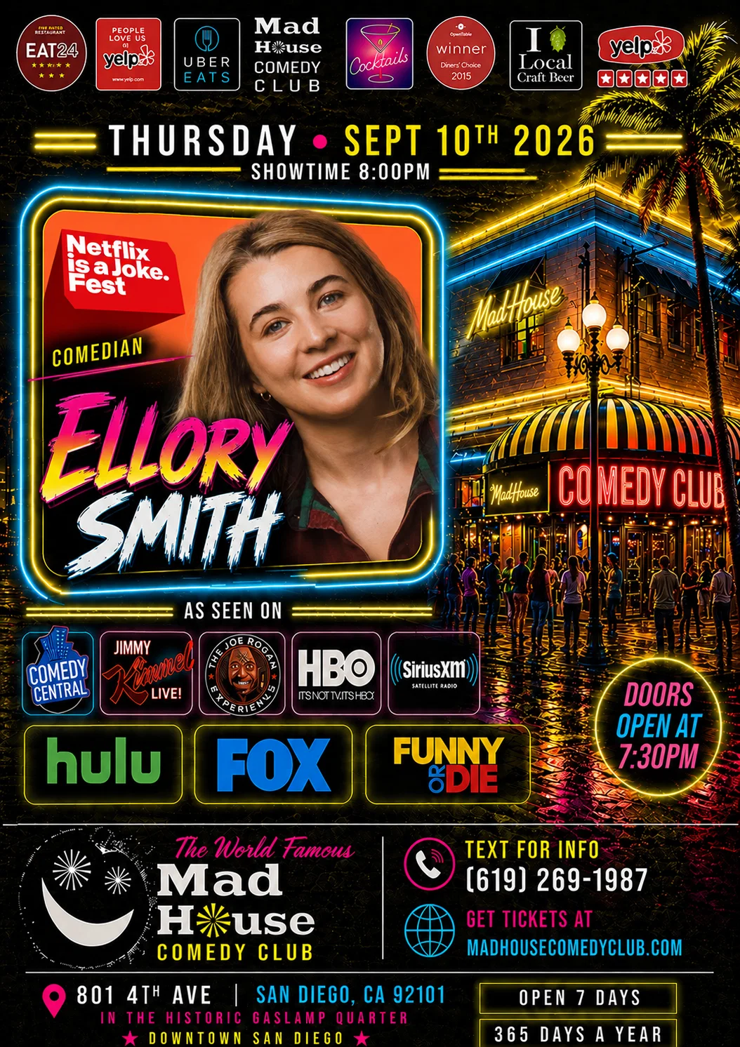 The Mad House Favorites Show! at Mad House Comedy Club