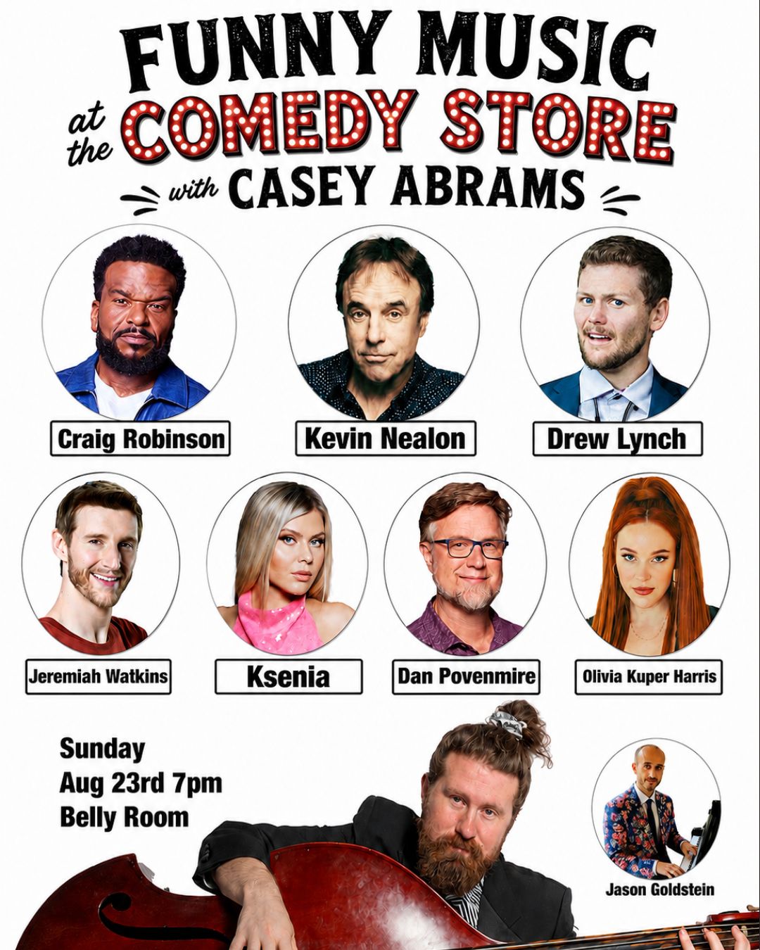 Funny Music with Casey Abrams at The Comedy Store