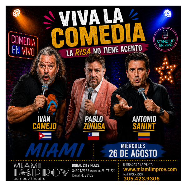 Viva La Comedia at Miami Improv