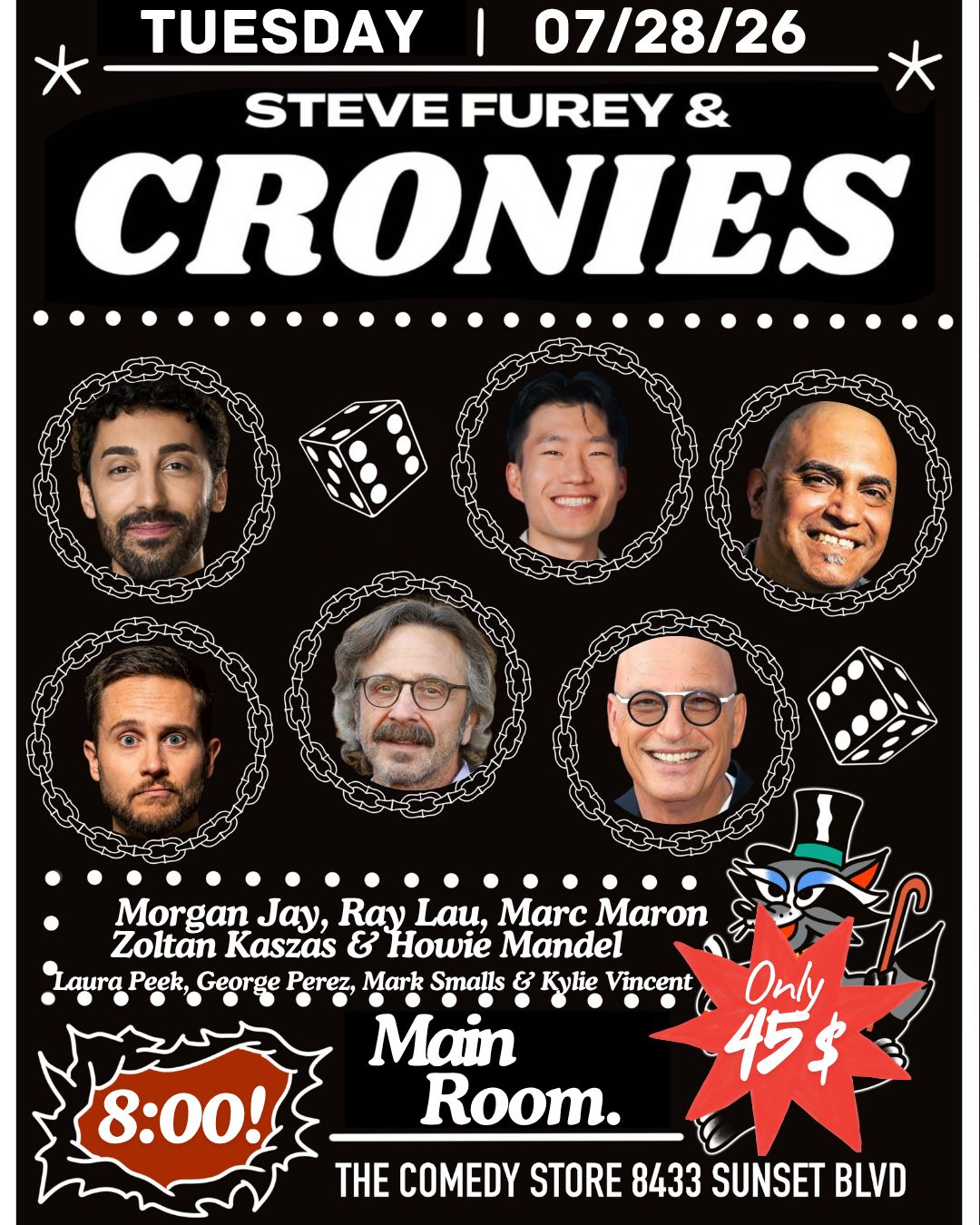 Steve Furey & Cronies at The Comedy Store