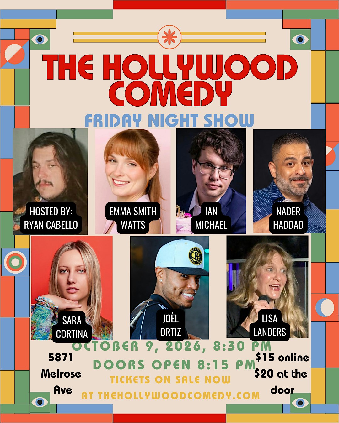 The Hollywood Comedy Friday Night Show at The Hollywood Comedy