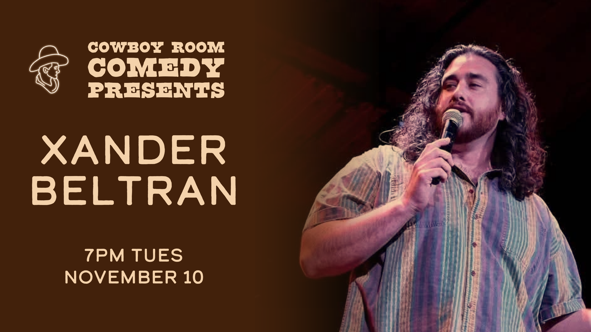 Xander Beltran at Cowboy Room Comedy