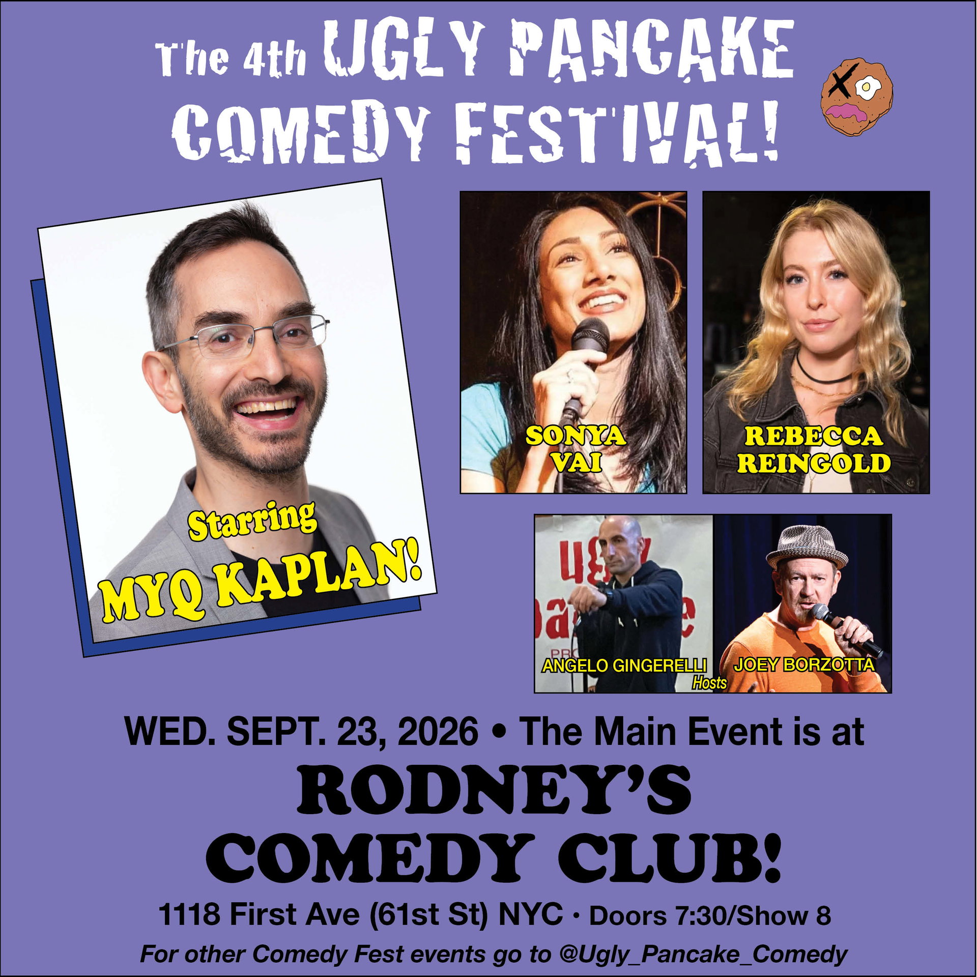 The 4th Ugly Pancake Comedy Festival