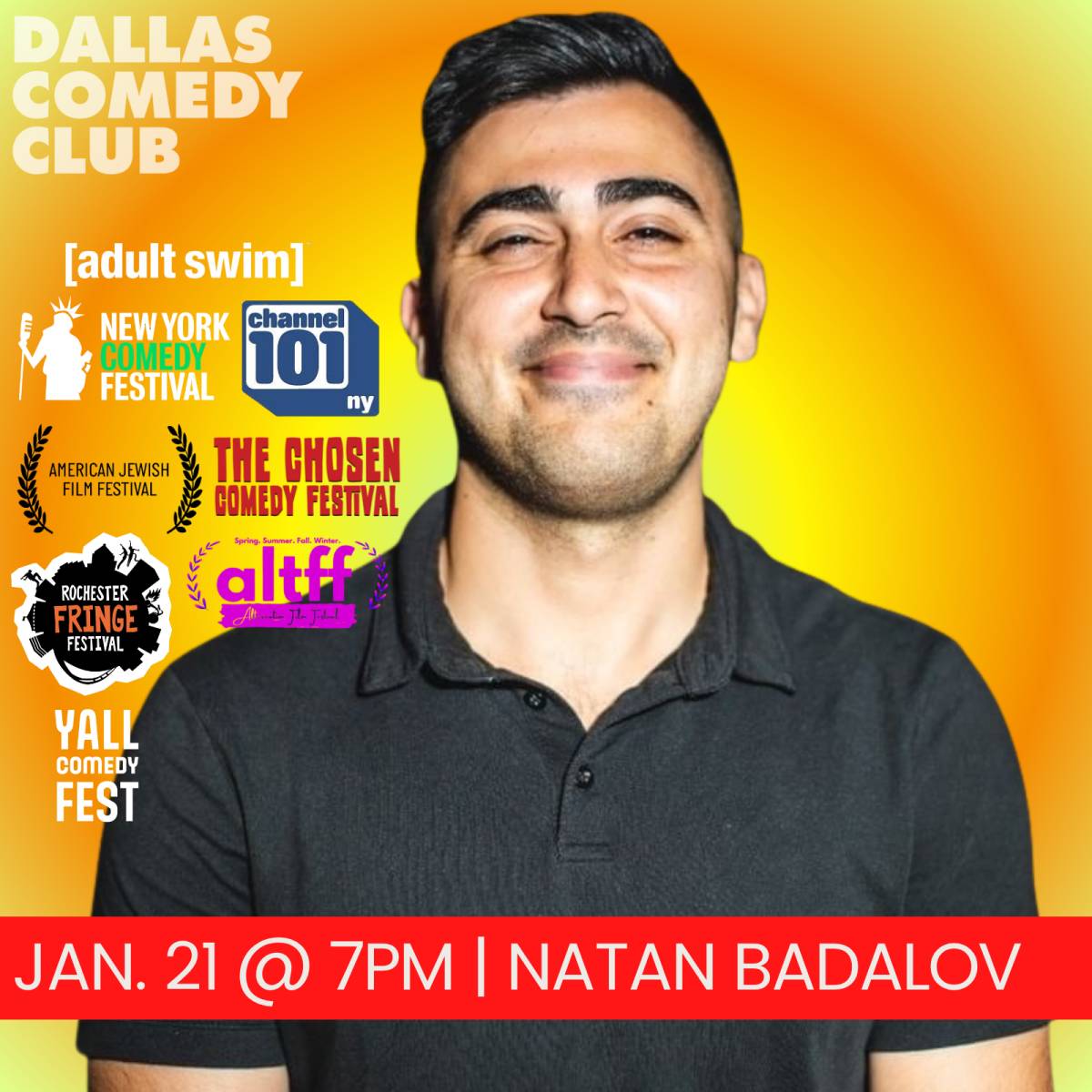 Natan Badalov at Dallas Comedy Club