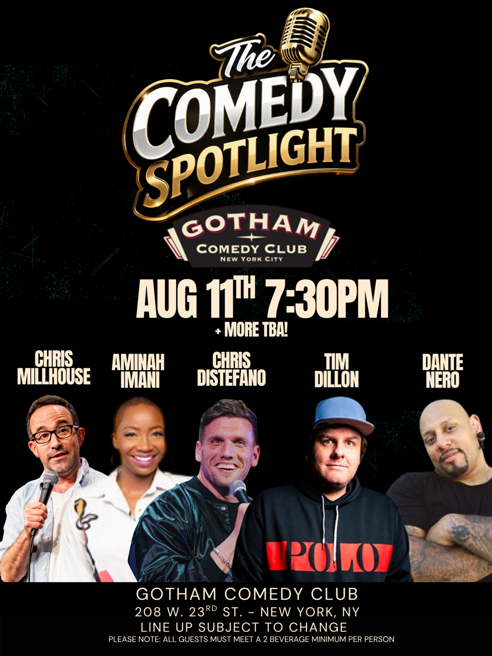 The Comedy Spotlight at Gotham Comedy Club