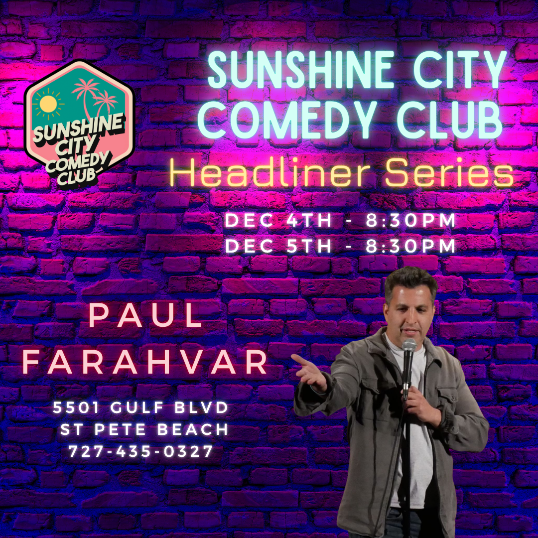 Paul Farahvar at Sunshine City Comedy Club
