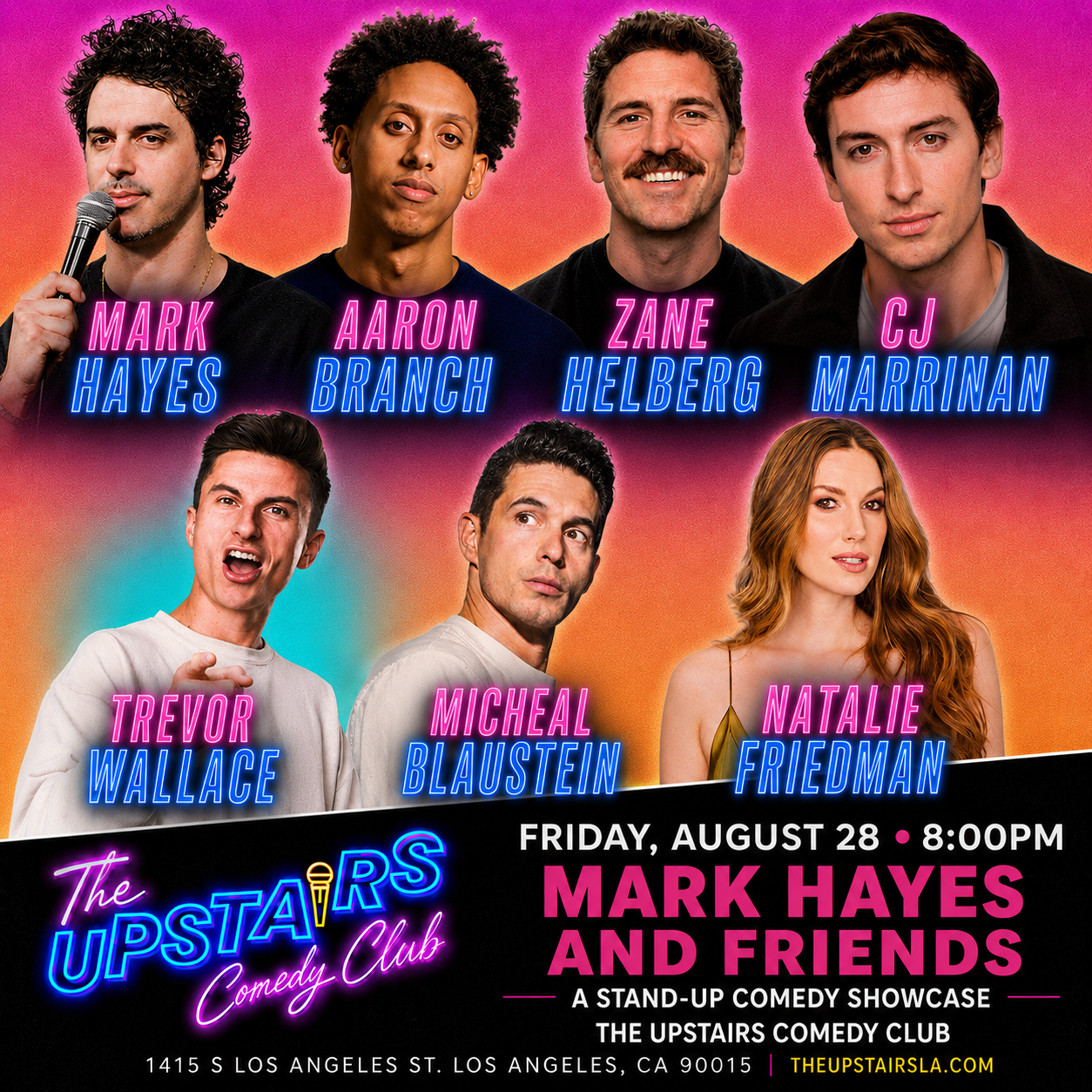 Mark Hayes & Friends at The Upstairs Comedy Club