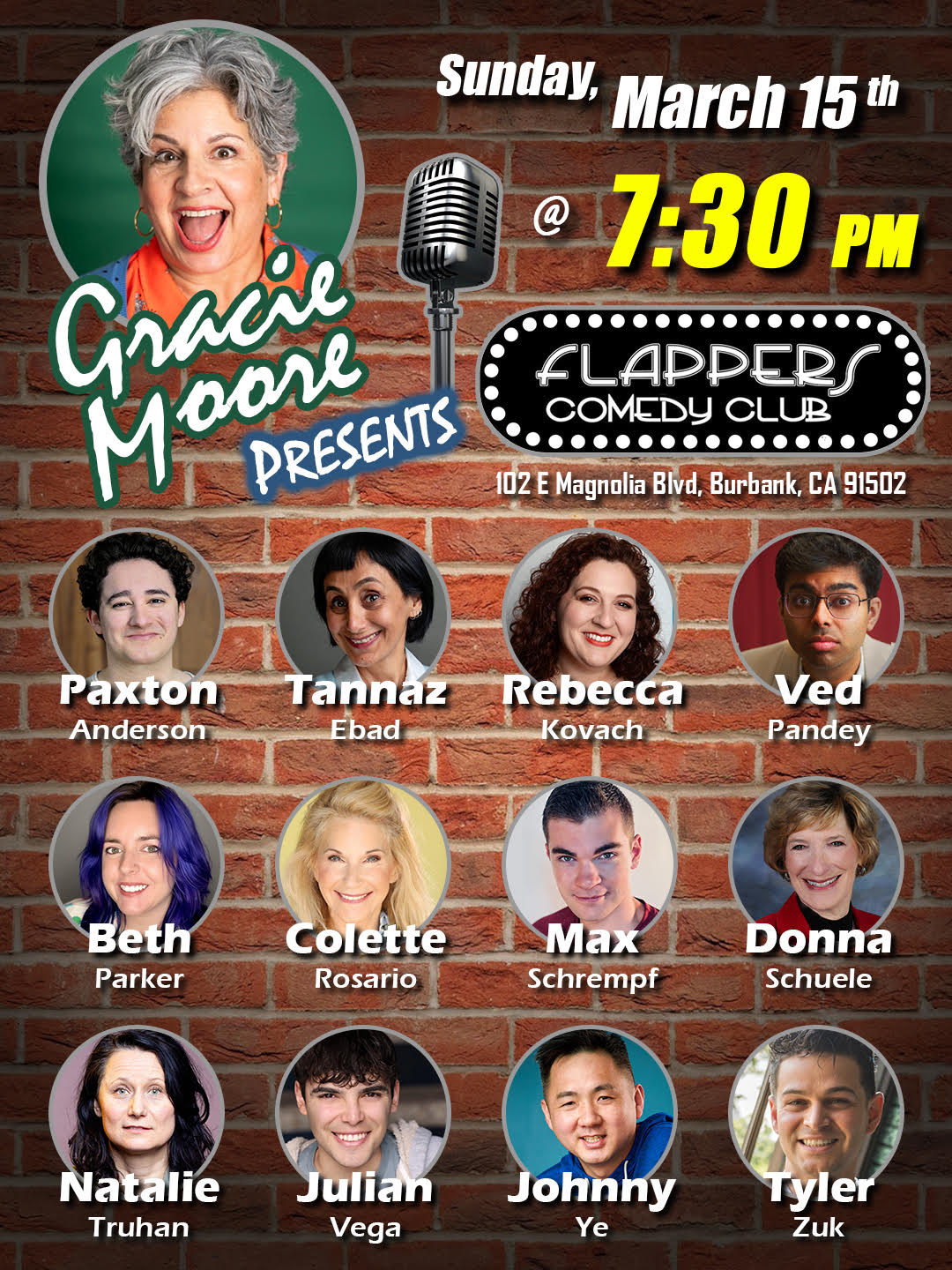 Gracie Moore Presents at Flappers