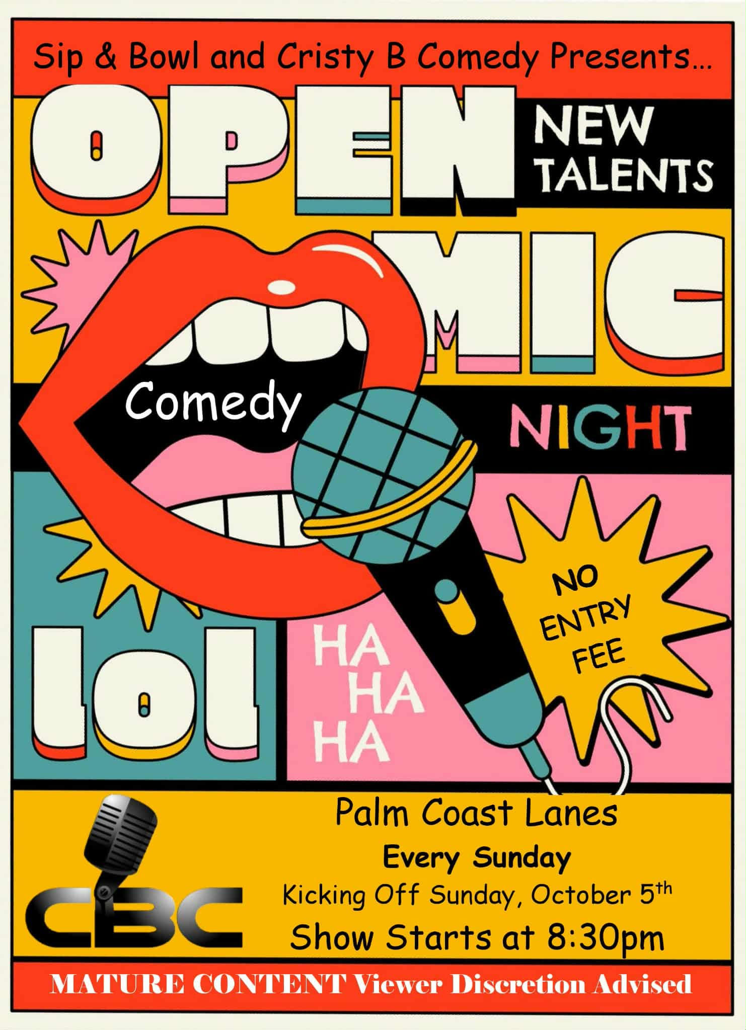 Open Mic Night at Cristy B's Comedy Club