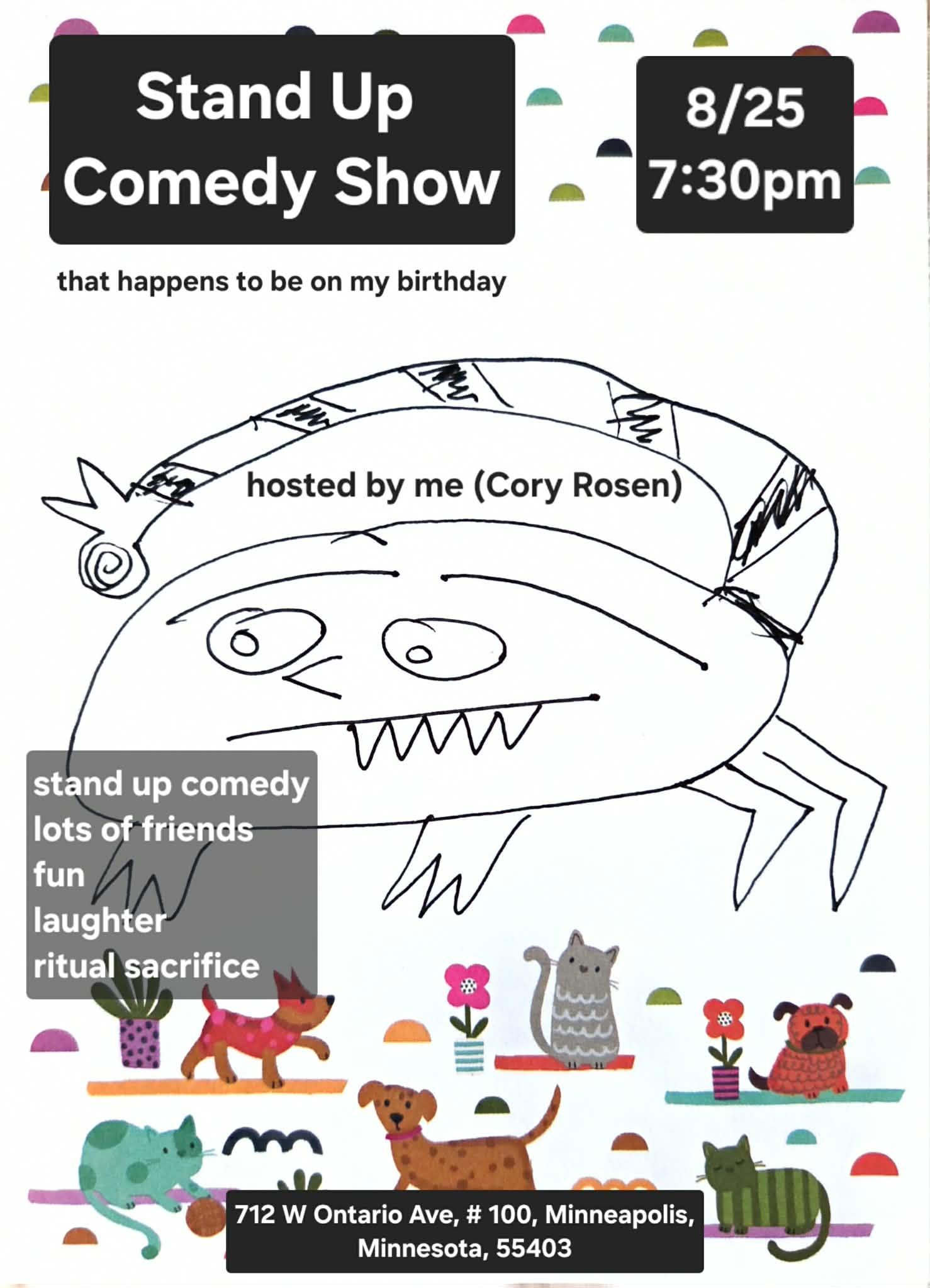 Stand Up Comedy Show at Sisyphus Brewing