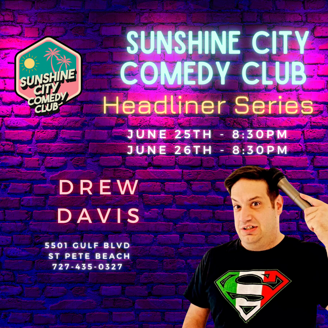 Drew Davis at Sunshine City Comedy Club