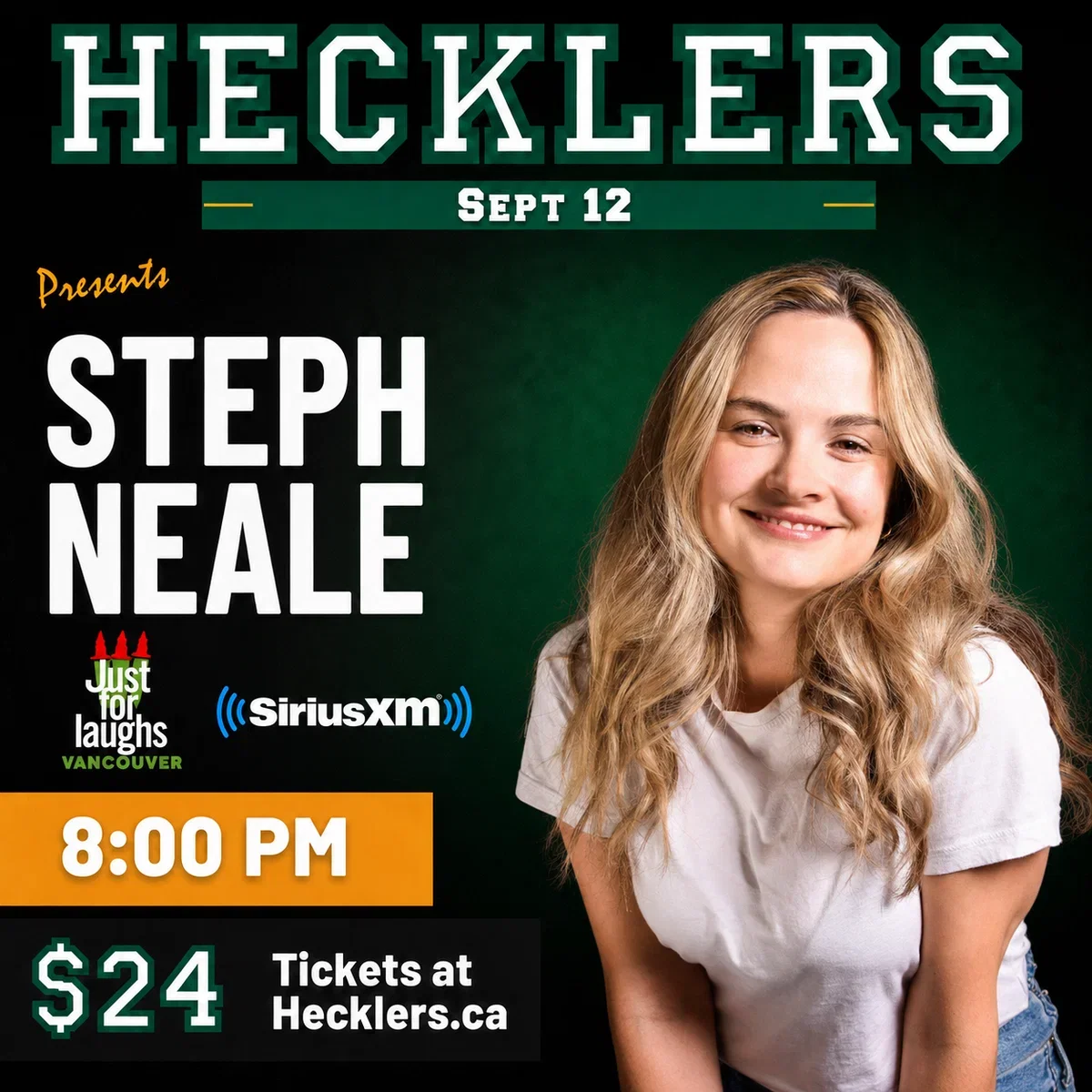 Steph Neale at Hecklers Bar & Grill