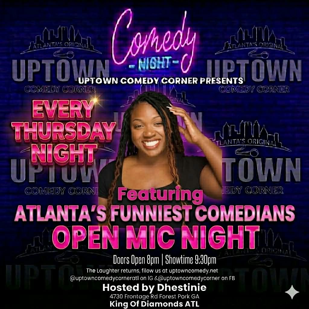 Thursday Night Open Mic Showcase at Atlanta's Original Uptown Comedy Corner