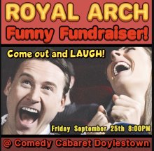 Royal Arch Funny Fundraiser at Comedy Cabaret Doylestown