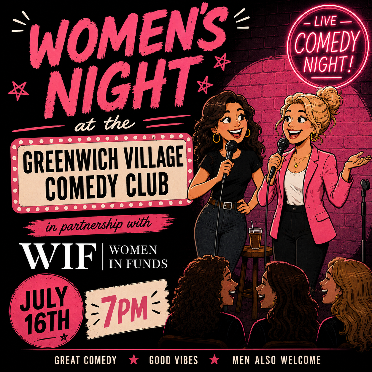 Women's Night at the Greenwich Village Comedy Club