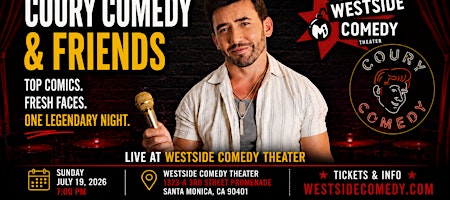 Coury Comedy and Friends at M.i.'s Westside Comedy Theater
