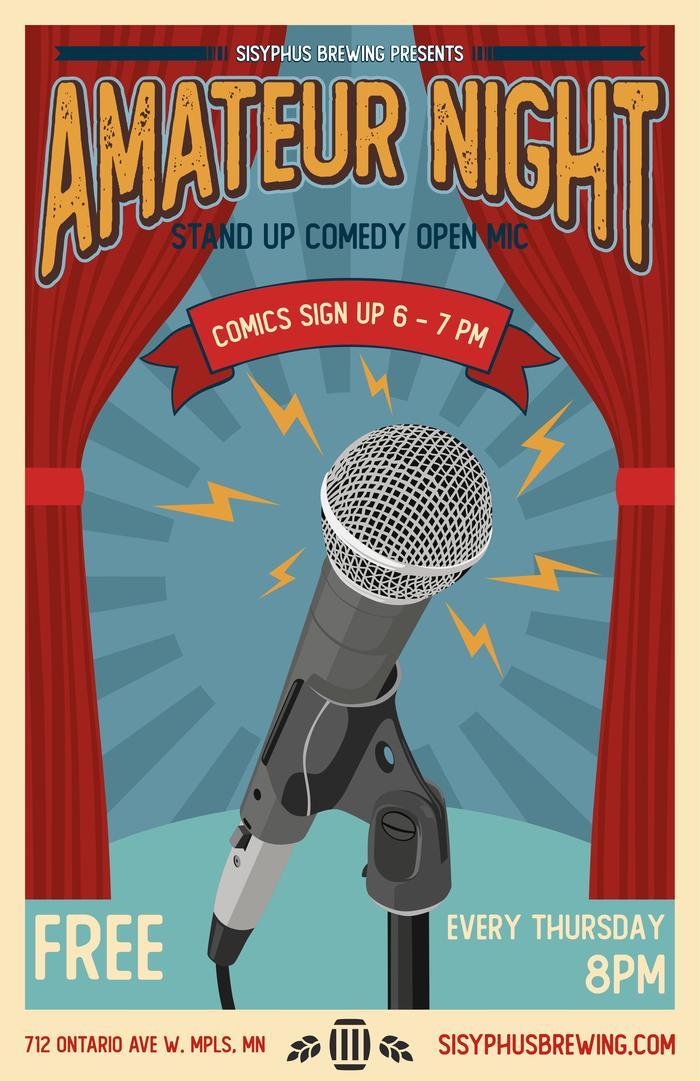 Stand Up Comedy Open Mic at Sisyphus Brewing