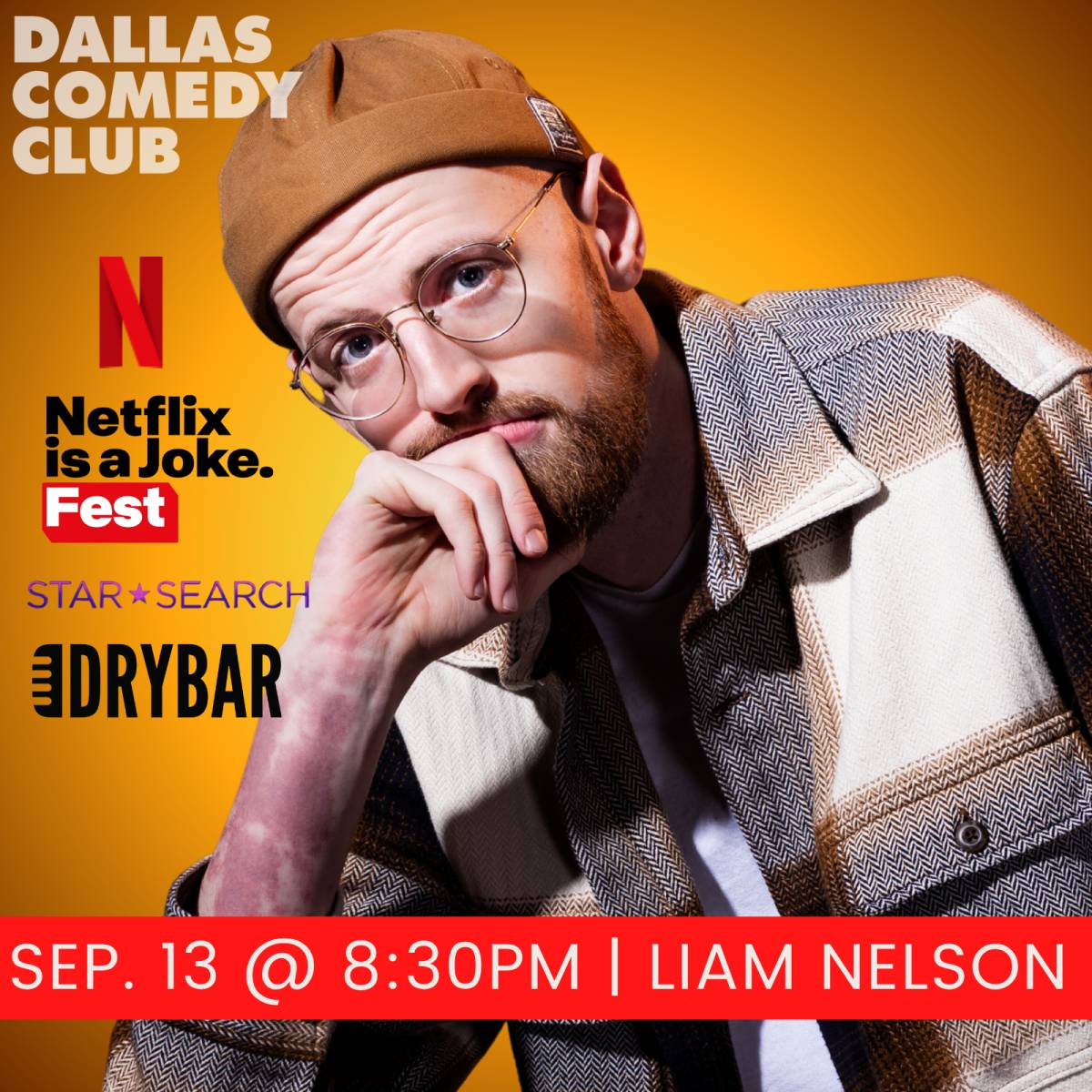 Liam Nelson at Dallas Comedy Club