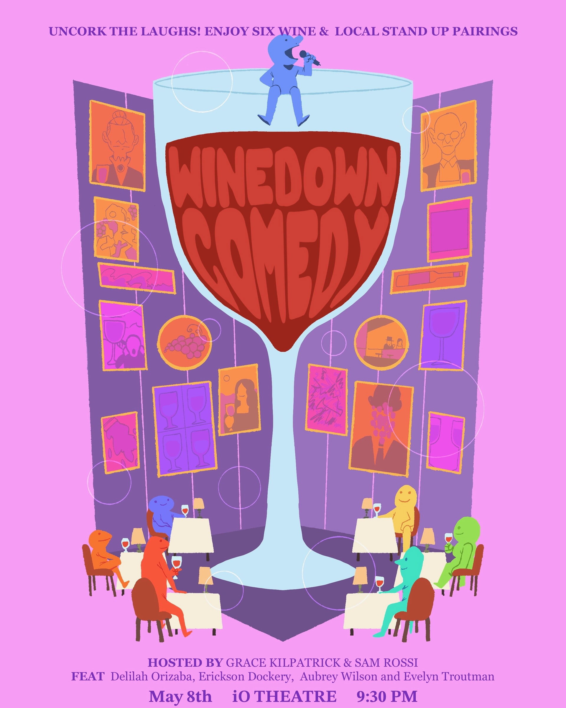 Wine Down Comedy at iO Theater