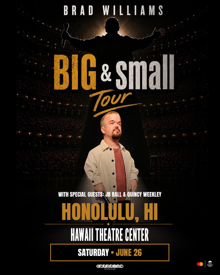 Brad Williams: The Big & Small Tour at Hawaii Theatre Center