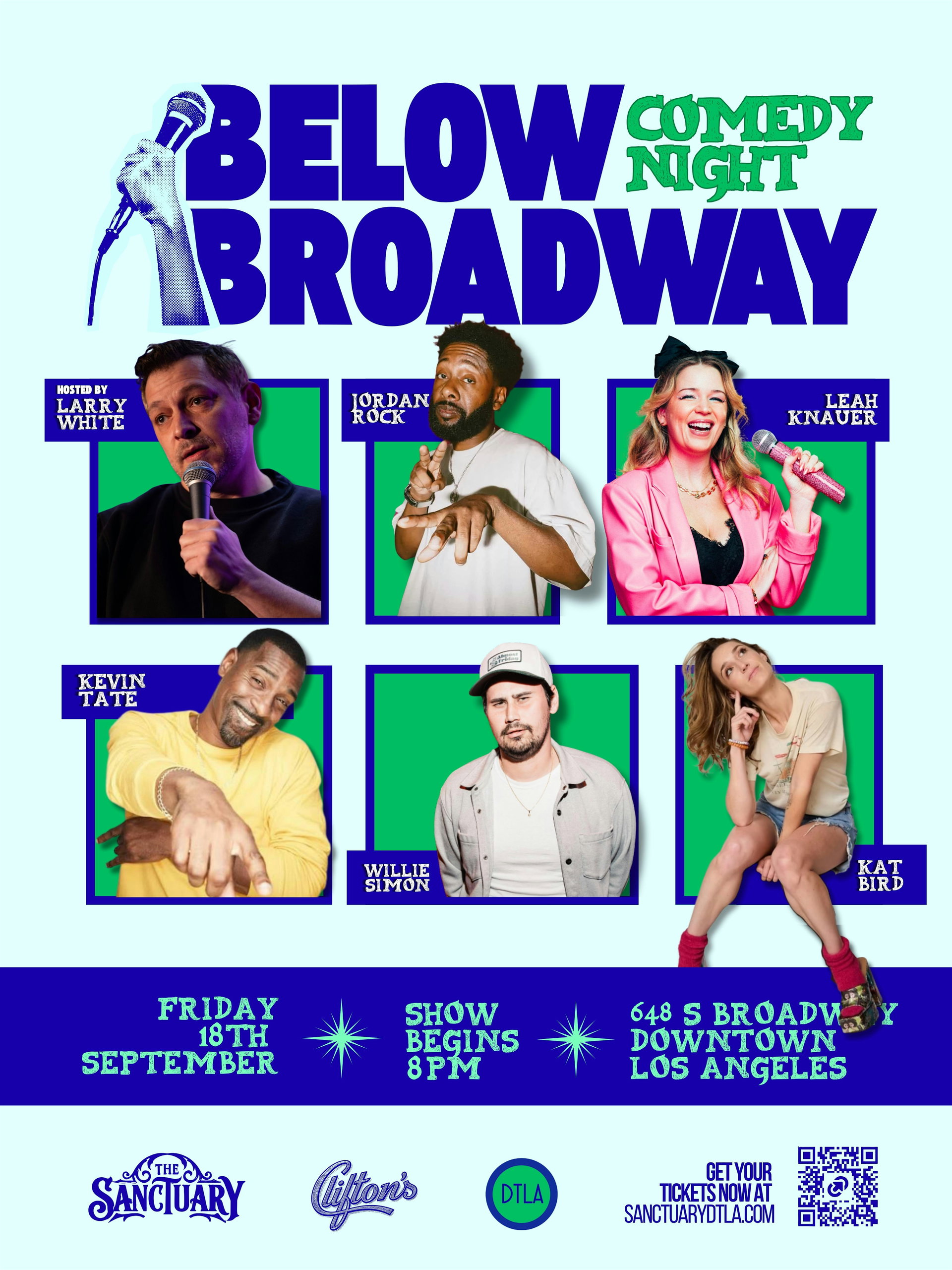 Below Broadway Comedy Night at Sanctuary DTLA