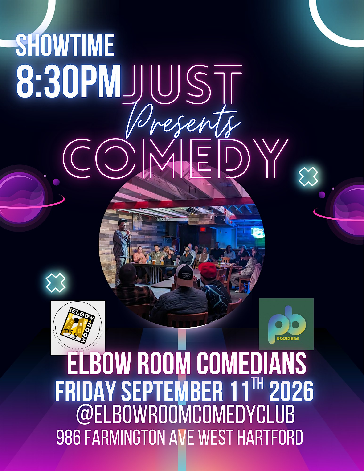 Just Comedy Show at Elbow Room Comedy Club