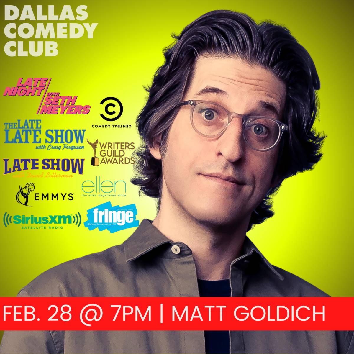 Matt Goldich at Dallas Comedy Club