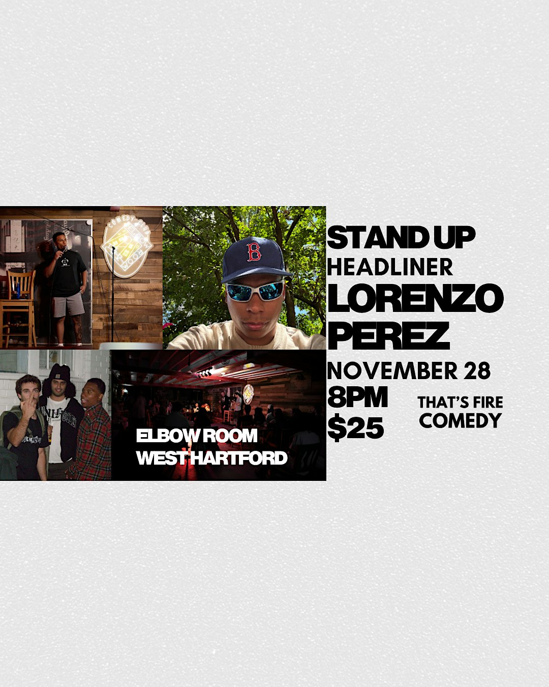 Lorenzo Perez at Elbow Room Comedy Club