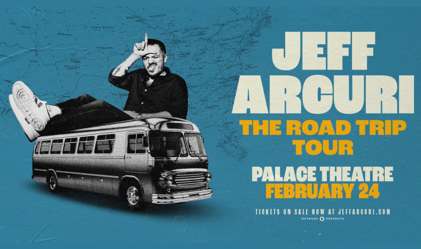 Jeff Arcuri: The Road Trip Tour at Palace Theatre Columbus