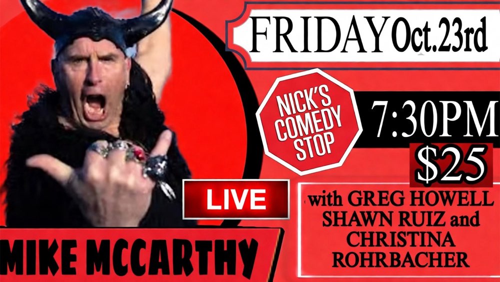 Mike McCarthy LIVE at Nick's Comedy Stop