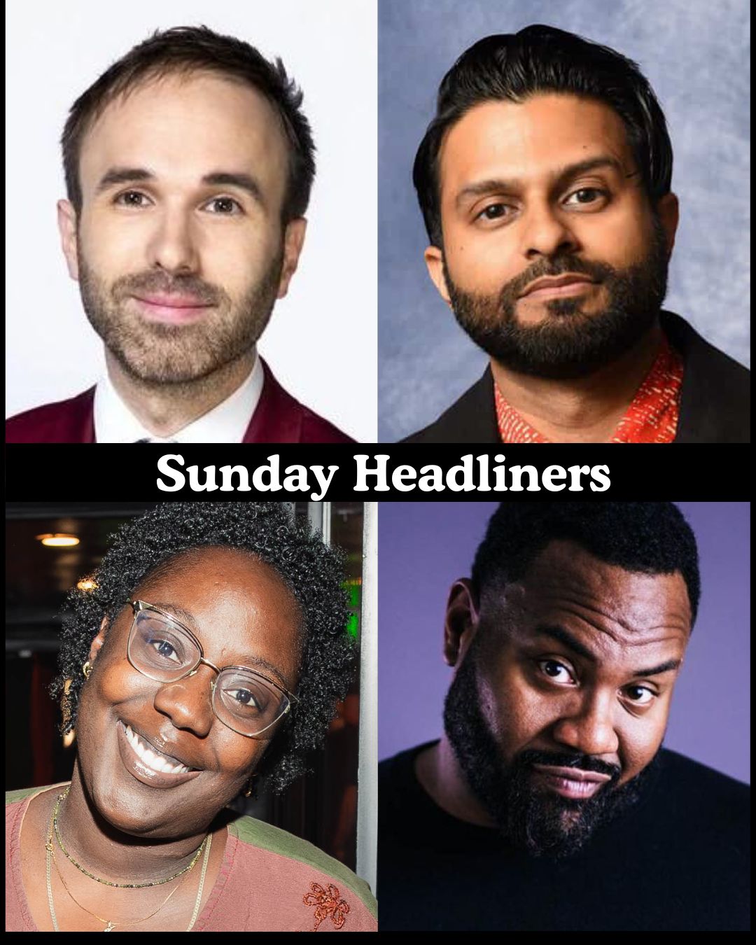 Sunday Headliners at The Comedy Store