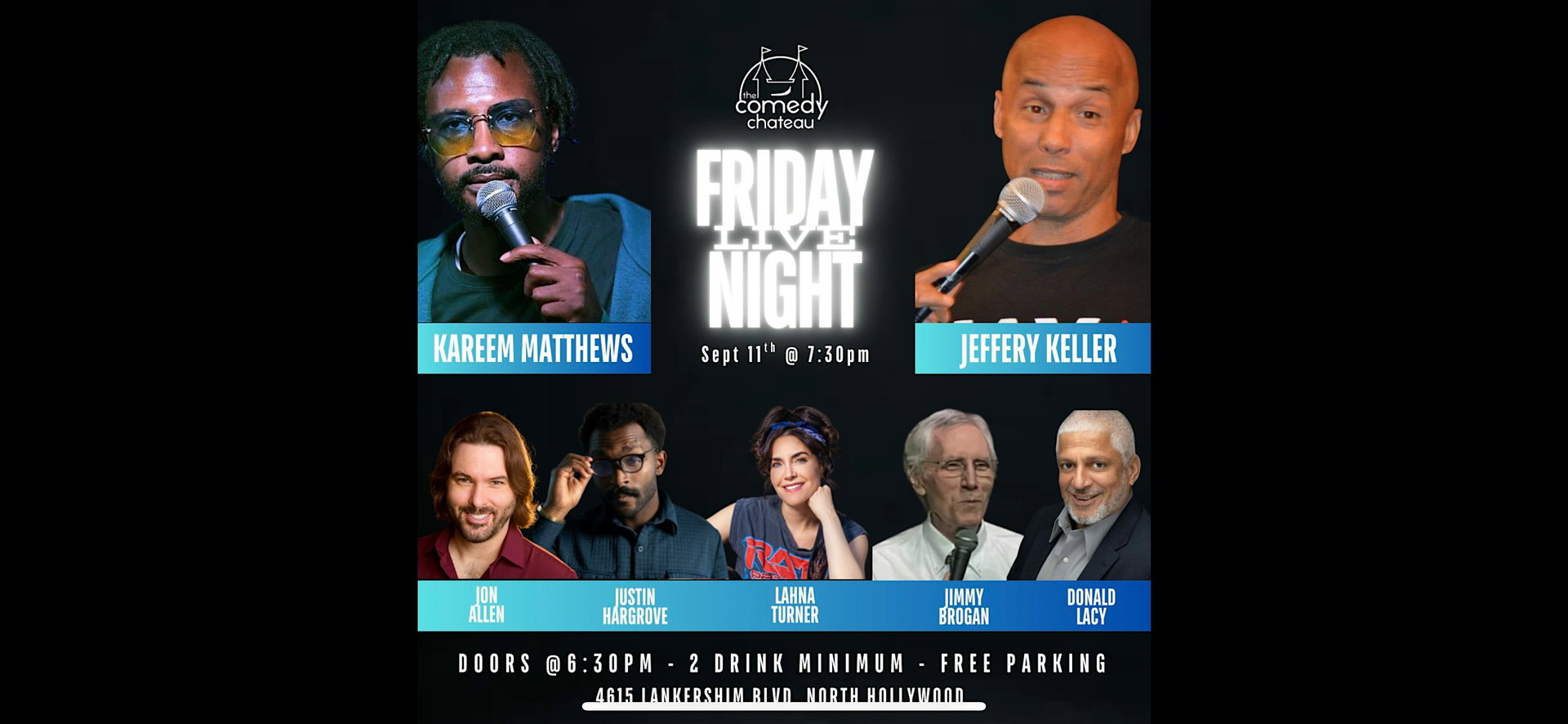 Friday Night Live at The Comedy Chateau
