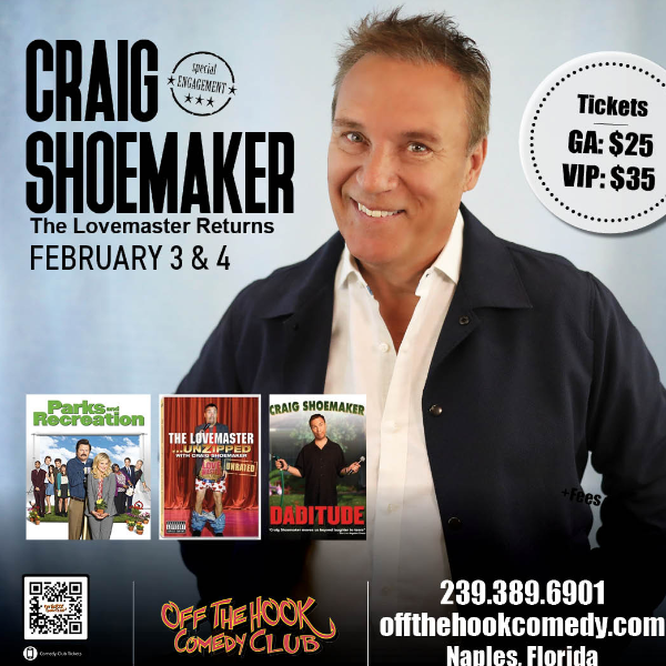 Craig Shoemaker at Off The Hook Comedy Club