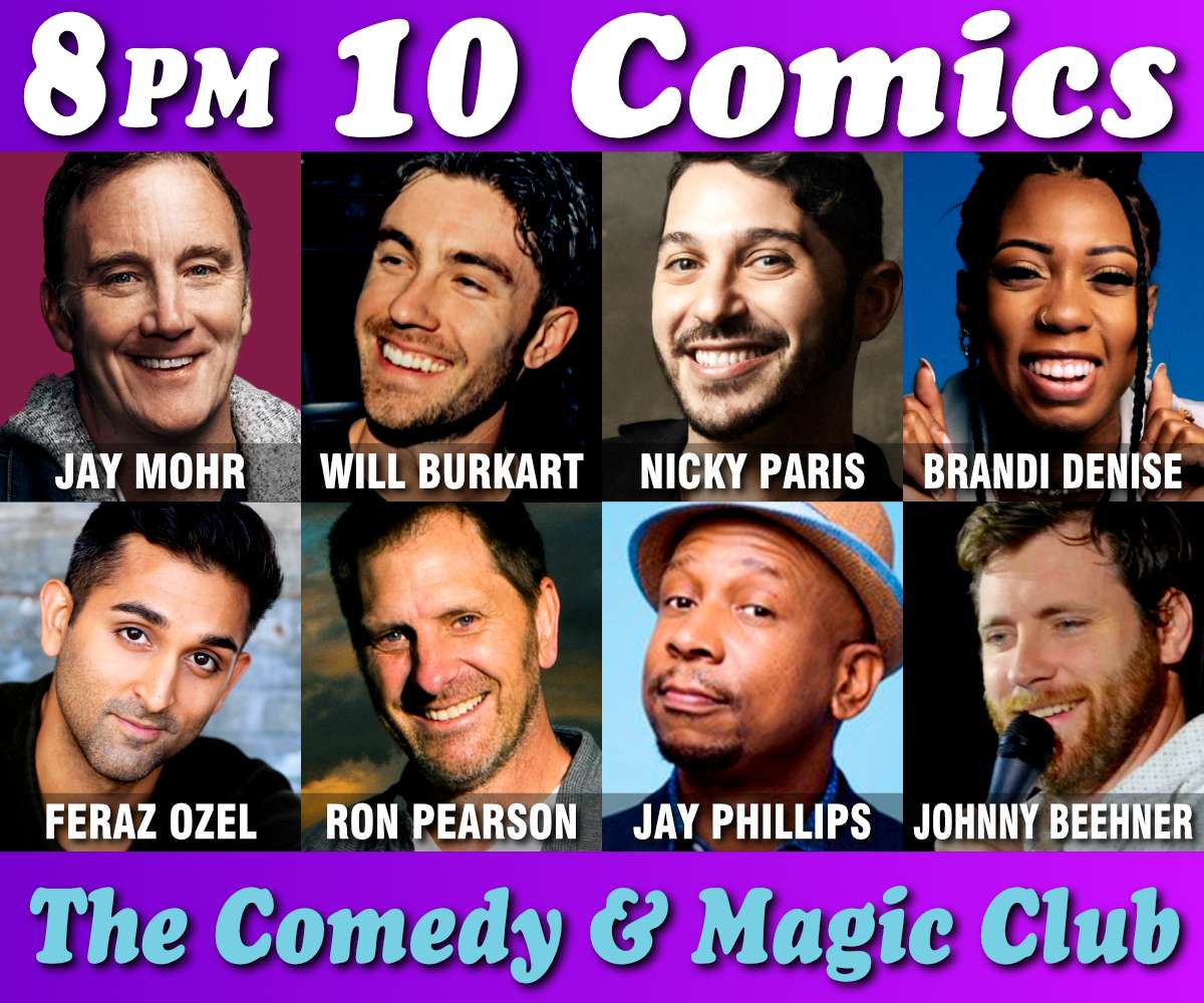 10 Comics Show at The Comedy & Magic Club