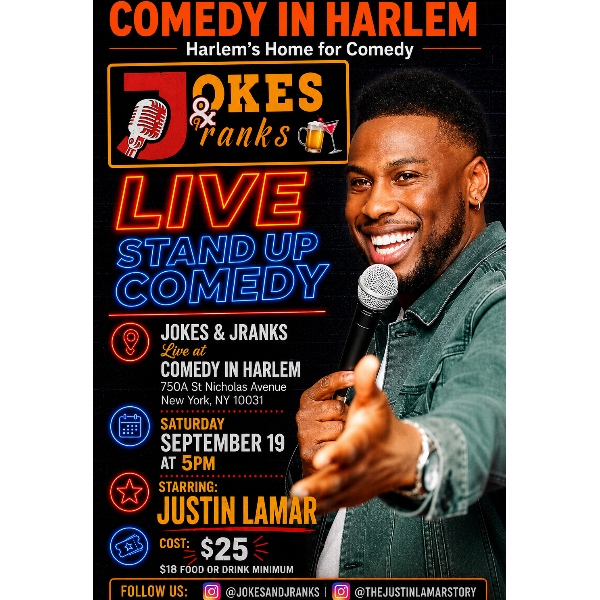 Jokes & Jranks Live at Comedy in Harlem
