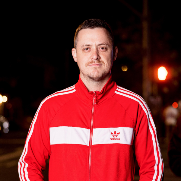 Colum Tyrrell at Hilarities 4th Street Theatre