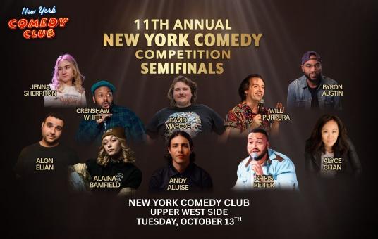 NYCC 11th Annual Fall Invitational - Semifinals at New York Comedy Club Upper West Side