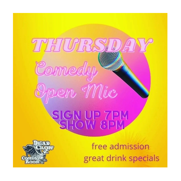 Open Mic Comedy at Dead Crow Comedy Room